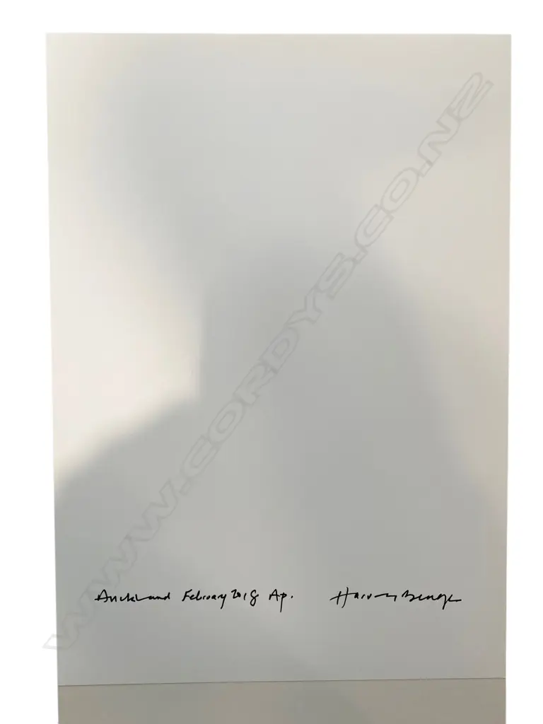 Harvey Benge (1944-2019) - Auckland February 2018, Image 1++